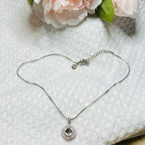Touchstone crystal necklace